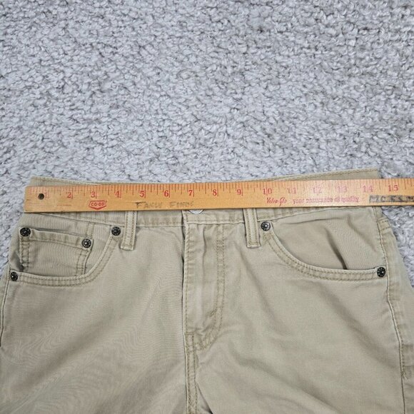 Levis‎ 511 Jeans Men 30x30 (Fits 28x27.5) Beige Slim Straight Stretch Mid Rise - Picture 8 of 12